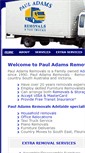 Mobile Screenshot of pauladamsremovals.com.au